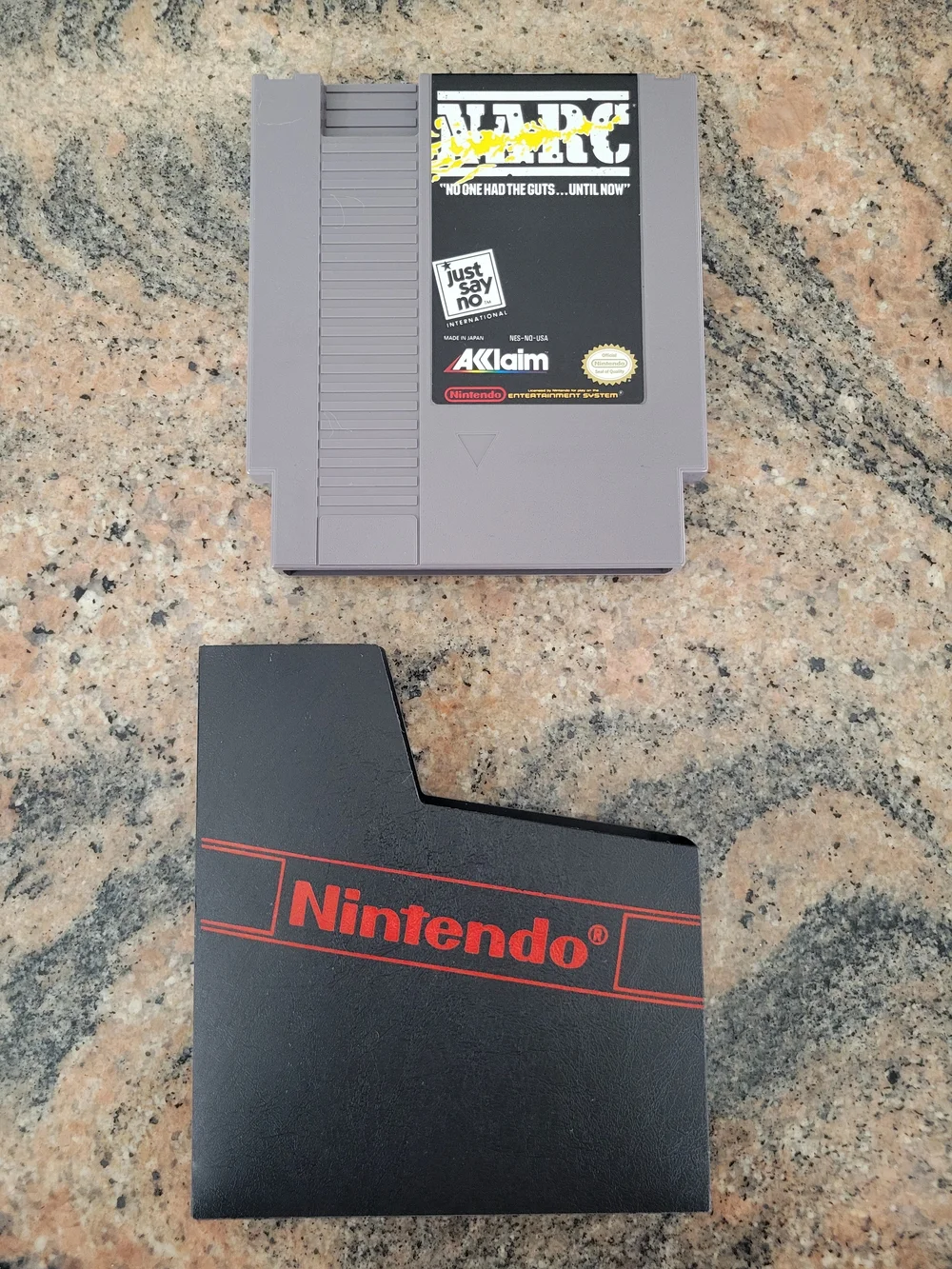 Nintendo (NES): NARC Game & Sheath. Excellent Condition. $17